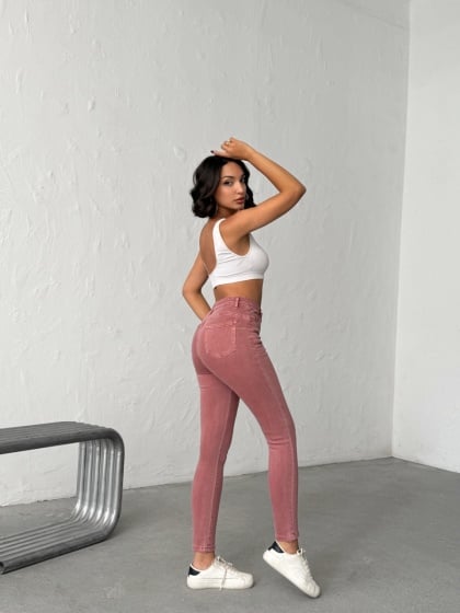 Blugi skinny elastici simpli - Img 8