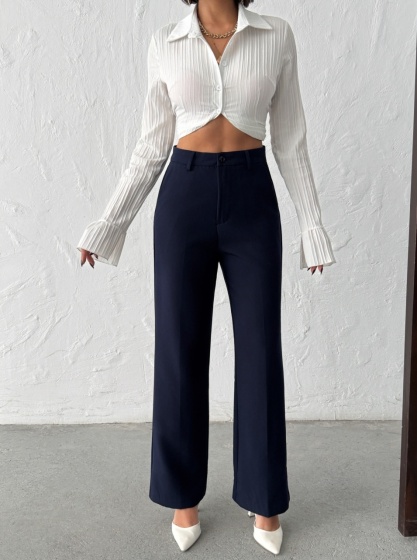 Pantaloni dama drepti simpli - Img 1