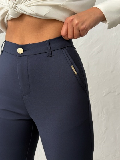 Pantaloni dama elastici simpli - Img 2