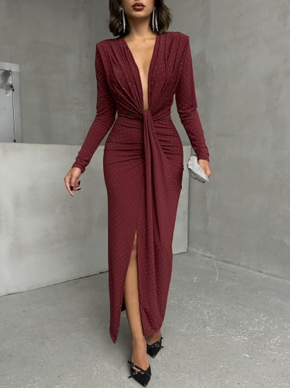 Rochie dama din licra cu strasuri