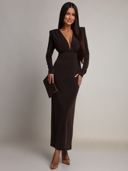 Rochie din Lycra cu decolteu V față-spate - Img 2