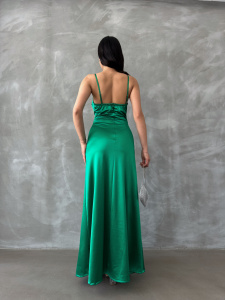 Rochie eleganta lunga cu bretele - Img 4