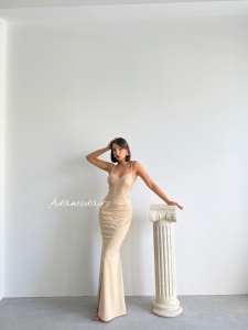 Rochie eleganta lunga cu strasuri tip sirena - Img 7