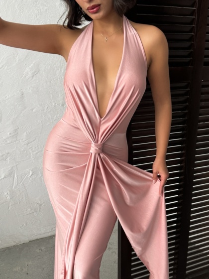 Rochie eleganta lunga din lycra