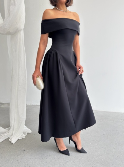 Rochie eleganta pe umeri - Img 4