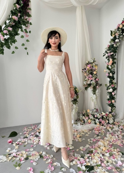 Rochie lunga brodata - Img 4