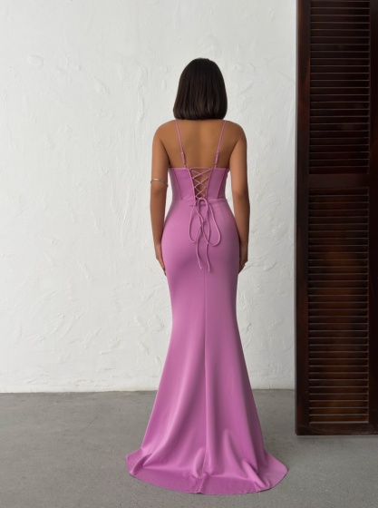 Rochie lunga eleganta tip corset - Img 2