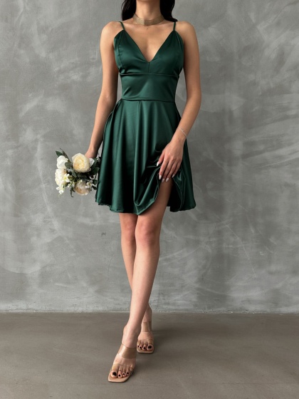 Rochie scurta cu bretele - Img 2