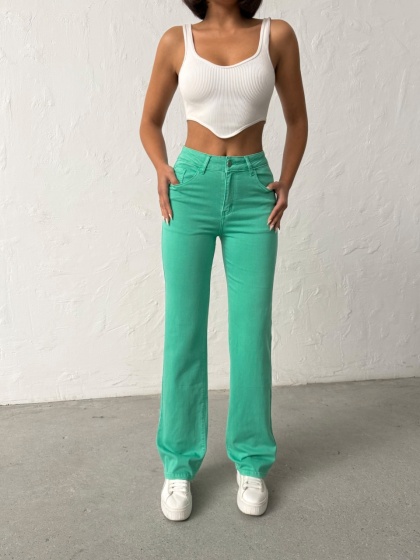 Blugi drepti elastici simpli