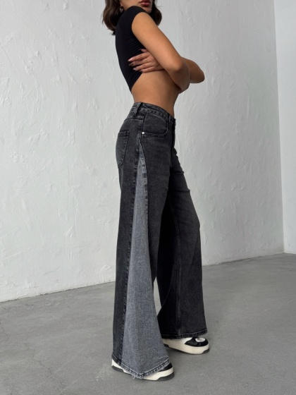 Blugi evazati in doua nuante - Img 3