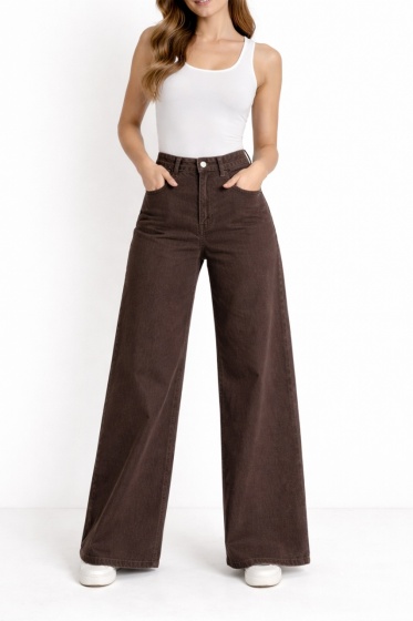 Blugi simpli cu croi larg