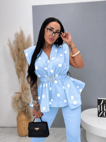 Bluza tip kimono cu centura