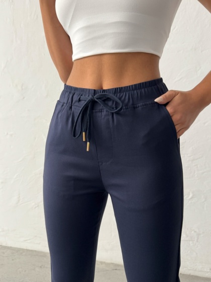 Pantaloni dama elastici cu siret - Img 3