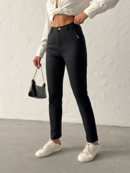 Pantaloni dama elastici simpli