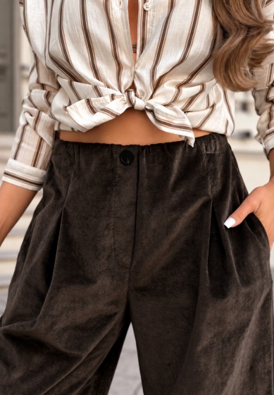 Pantaloni jogger din catifea  - Img 2