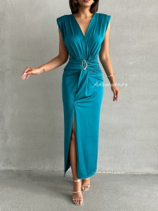 Rochie eleganta din lycra cu accesoriu in talie - Img 7
