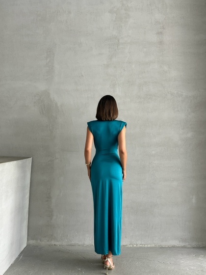 Rochie eleganta din lycra cu accesoriu in talie - Img 5