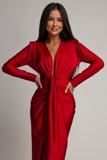 Rochie eleganta din lycra simpla - Img 4
