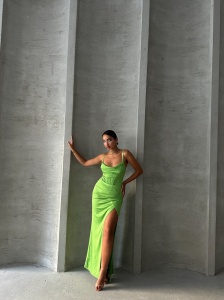 Rochie eleganta lunga cu bretele - Img 5