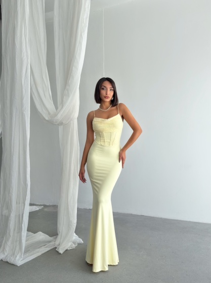 Rochie eleganta lunga din lycra - Img 5