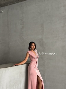 Rochie eleganta midi din lycra - Img 2