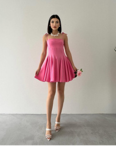 Rochie eleganta scurta cu bretele - Img 4