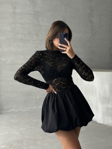 Rochie eleganta stil gogosar din dantela - Img 4