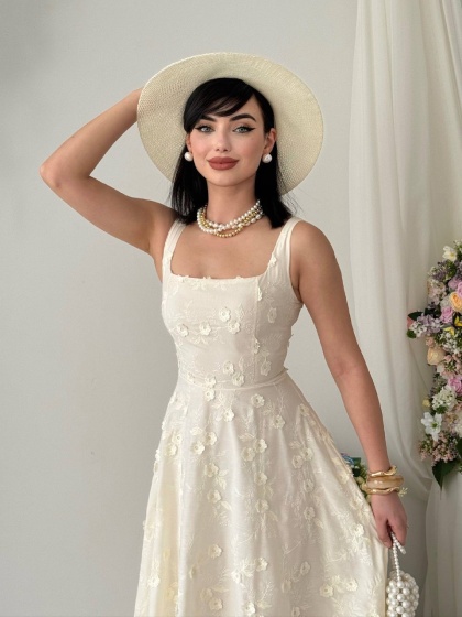 Rochie lunga brodata - Img 2