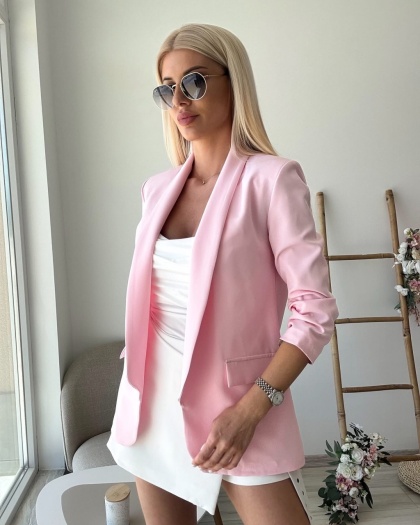 Sacou dama cu maneci incretite