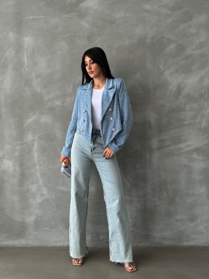 Sacou scurt cu nasturi - Img 5