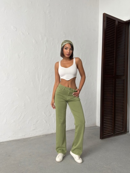 Blugi drepti elastici simpli - Img 5