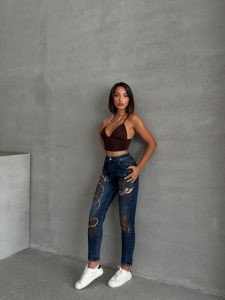 Blugi mom fit elastici - Img 4