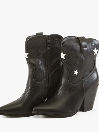 Botine dama cu design stele - Img 3