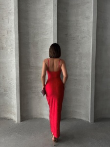 Rochie eleganta cu aplicatii din strasuri - Img 3