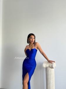 Rochie eleganta cu aplicatii din strasuri - Img 2