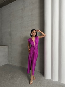 Rochie eleganta din licra cu strasuri - Img 6