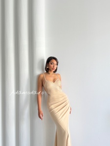 Rochie eleganta lunga cu strasuri tip sirena - Img 9
