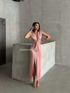 Rochie eleganta midi din lycra - Img 3