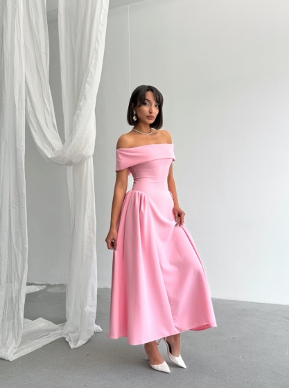 Rochie eleganta pe umeri - Img 6