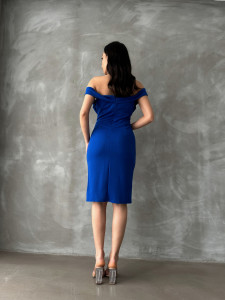 Rochie eleganta scurta pe umeri - Img 5