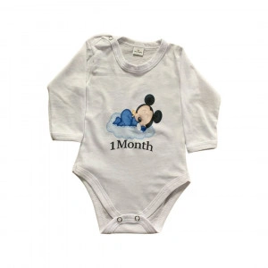 Set body bebe Disney, 12 piese, 1-12 luni, baieti, maneca lunga, en gros - Img 3