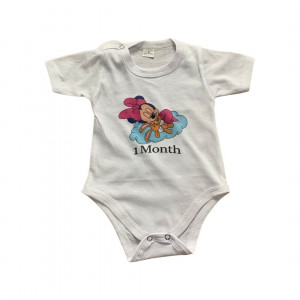Set body bebe Disney, 12 piese, 1-12 luni, fetite, maneca scurta, en gros - Img 2