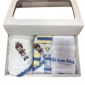 Trusou Botez cu Broderietraditionala, Taranus, albastru