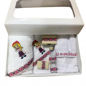 Trusou Botez cu Broderietraditionala, Tarancuta, rosu