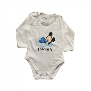 Set body bebe Disney, 12 piese, 1-12 luni, baieti, maneca lunga, en gros - Img 3