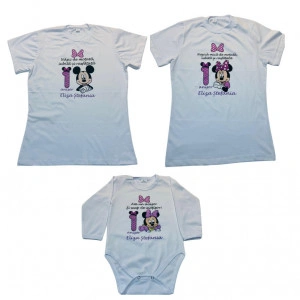 Set personalizat turta sau mot, Mamica, Tati, bebelus, tricou/body alb, en gros