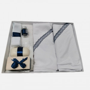 Trusou pentru botez, 7 piese, potrivit pentru brodat sau imprimat, divese culori, en gros