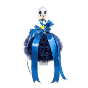 Lumanare de botez glob Mickey