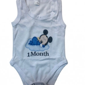 Set body bebe Disney, 12 piese, 1-12 luni, baieti, maiou - Img 4