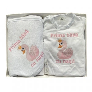 Set prima baita, Lebada. roz, 3 piese, en gros